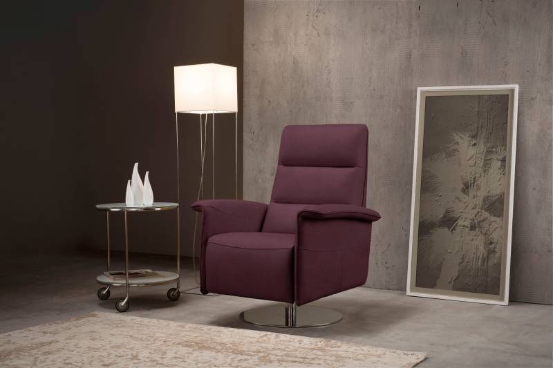 Egoitaliano Sessel »Kelly Designsessel«, drehbar, manuelle Relaxfunktion mit Push-Back-Mechanismus von Egoitaliano