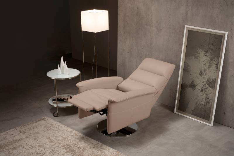 Egoitaliano Sessel »Kelly Designsessel«, drehbar, manuelle Relaxfunktion mit Push-Back-Mechanismus von Egoitaliano