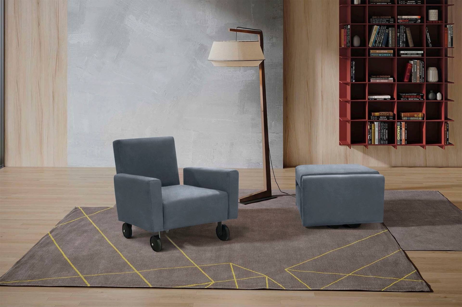 Egoitaliano Sessel »QQ, Funktionssessel zum Hocker zusammenklappbar,«, inkl. Rollen, in vielen Farbe und hochwertigem Microfaserbezug Egoitaliano Sessel »QQ, Funktionssessel zum Hocker zusammenklappbar,«, inkl. Rollen, in vielen Farbe und hochwertigem Microfaserbezug von Egoitaliano