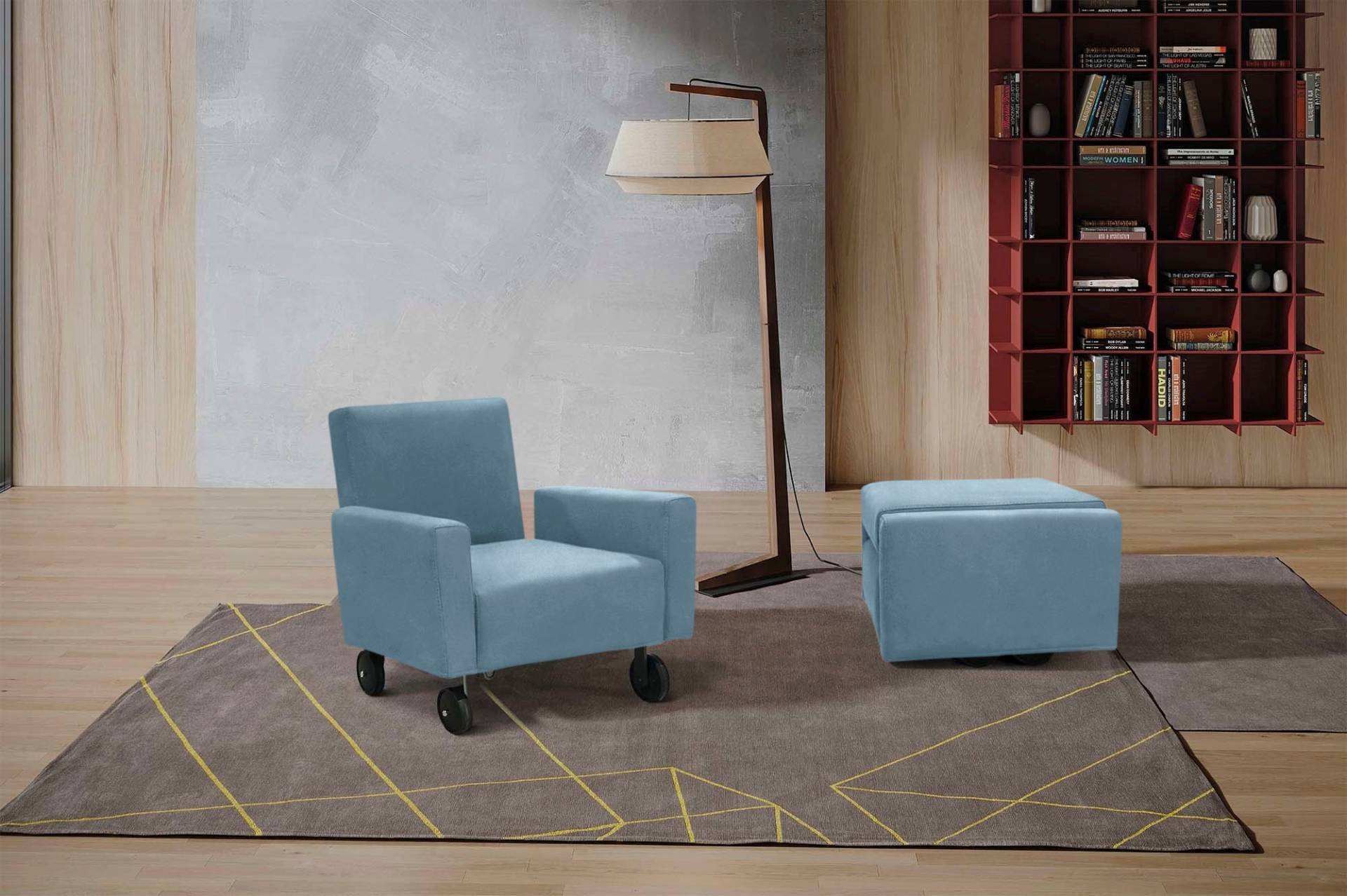 Egoitaliano Sessel »QQ, Funktionssessel zum Hocker zusammenklappbar,«, inkl. Rollen, in vielen Farbe und hochwertigem Microfaserbezug Egoitaliano Sessel »QQ, Funktionssessel zum Hocker zusammenklappbar,«, inkl. Rollen, in vielen Farbe und hochwertigem Microfaserbezug von Egoitaliano