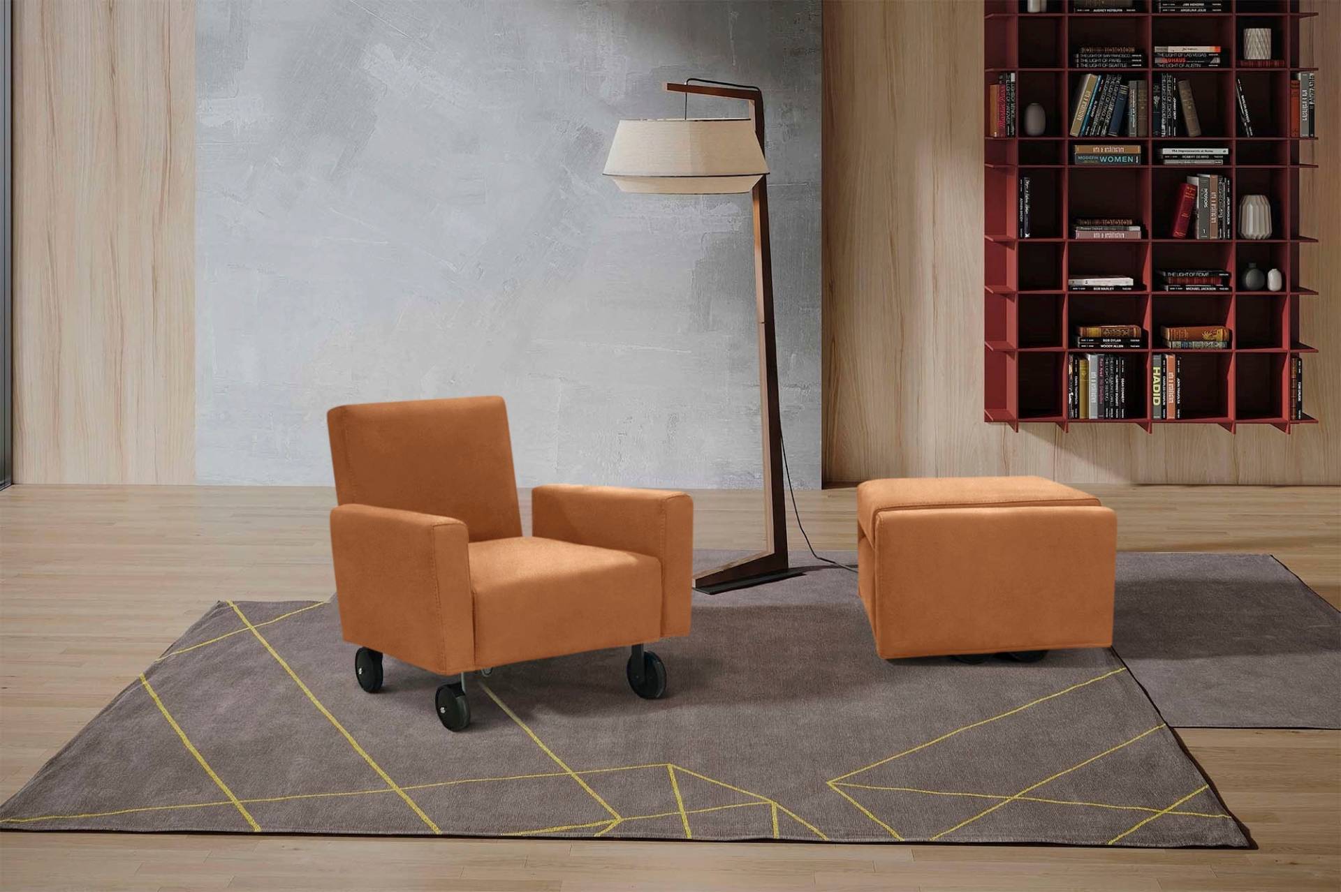 Egoitaliano Sessel »QQ, Funktionssessel zum Hocker zusammenklappbar,«, inkl. Rollen, in vielen Farbe und hochwertigem Microfaserbezug Egoitaliano Sessel »QQ, Funktionssessel zum Hocker zusammenklappbar,«, inkl. Rollen, in vielen Farbe und hochwertigem Microfaserbezug von Egoitaliano