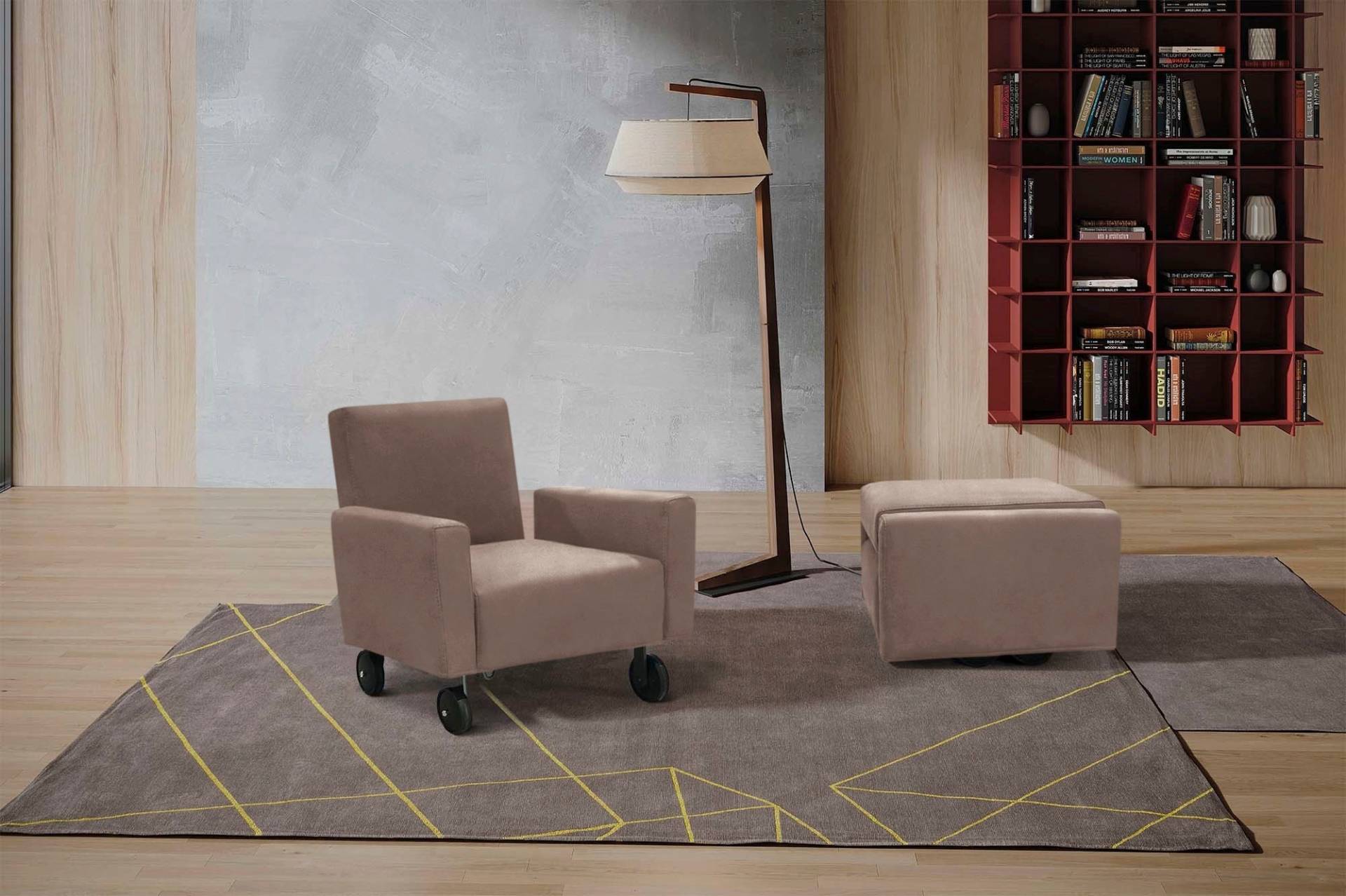 Egoitaliano Sessel »QQ, Funktionssessel zum Hocker zusammenklappbar,«, inkl. Rollen, in vielen Farbe und hochwertigem Microfaserbezug Egoitaliano Sessel »QQ, Funktionssessel zum Hocker zusammenklappbar,«, inkl. Rollen, in vielen Farbe und hochwertigem Microfaserbezug von Egoitaliano