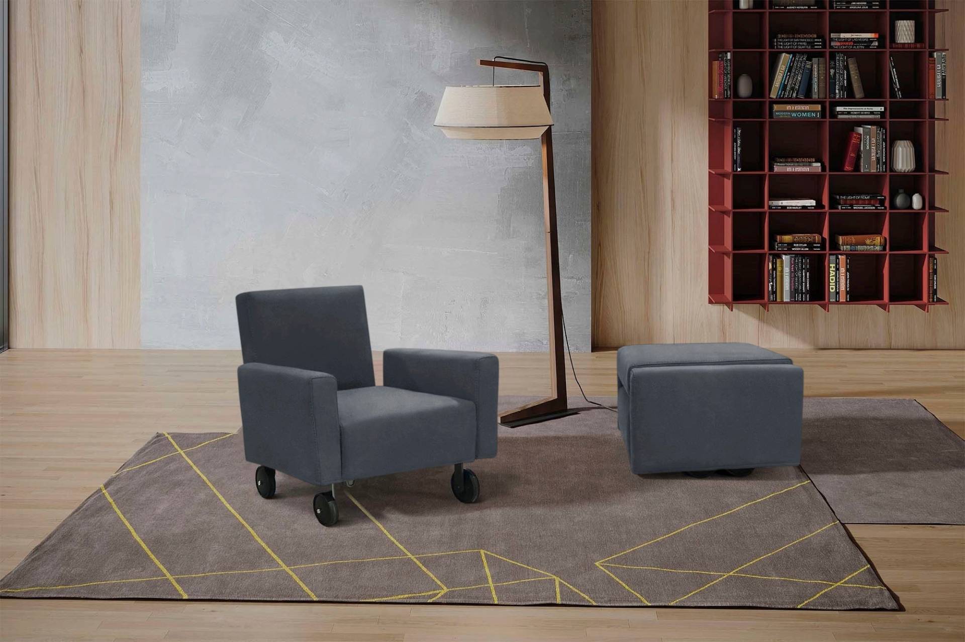 Egoitaliano Sessel »QQ, Funktionssessel zum Hocker zusammenklappbar,«, inkl. Rollen, in vielen Farbe und hochwertigem Microfaserbezug Egoitaliano Sessel »QQ, Funktionssessel zum Hocker zusammenklappbar,«, inkl. Rollen, in vielen Farbe und hochwertigem Microfaserbezug von Egoitaliano
