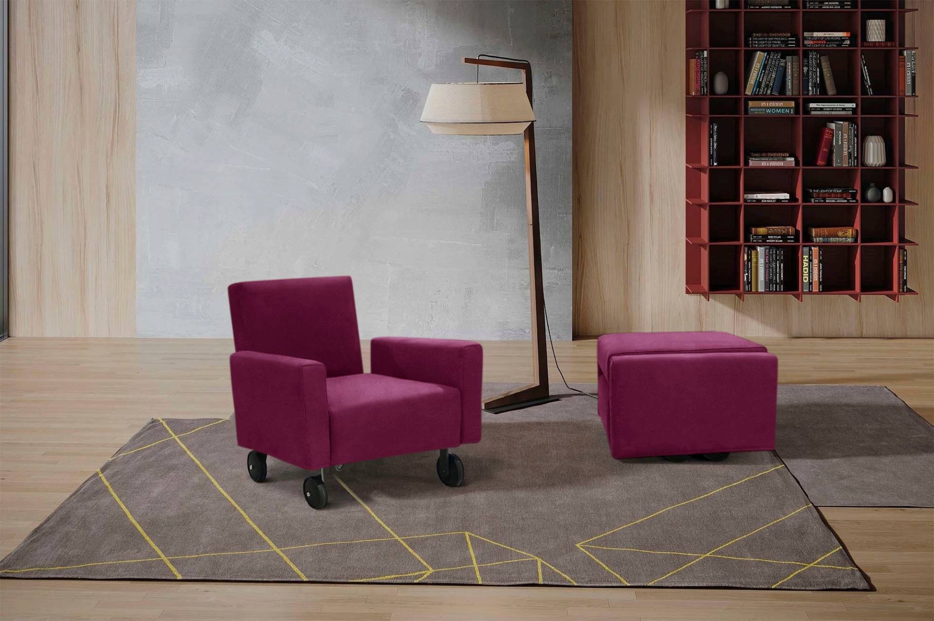 Egoitaliano Sessel »QQ, Funktionssessel zum Hocker zusammenklappbar,«, inkl. Rollen, in vielen Farbe und hochwertigem Microfaserbezug Egoitaliano Sessel »QQ, Funktionssessel zum Hocker zusammenklappbar,«, inkl. Rollen, in vielen Farbe und hochwertigem Microfaserbezug von Egoitaliano