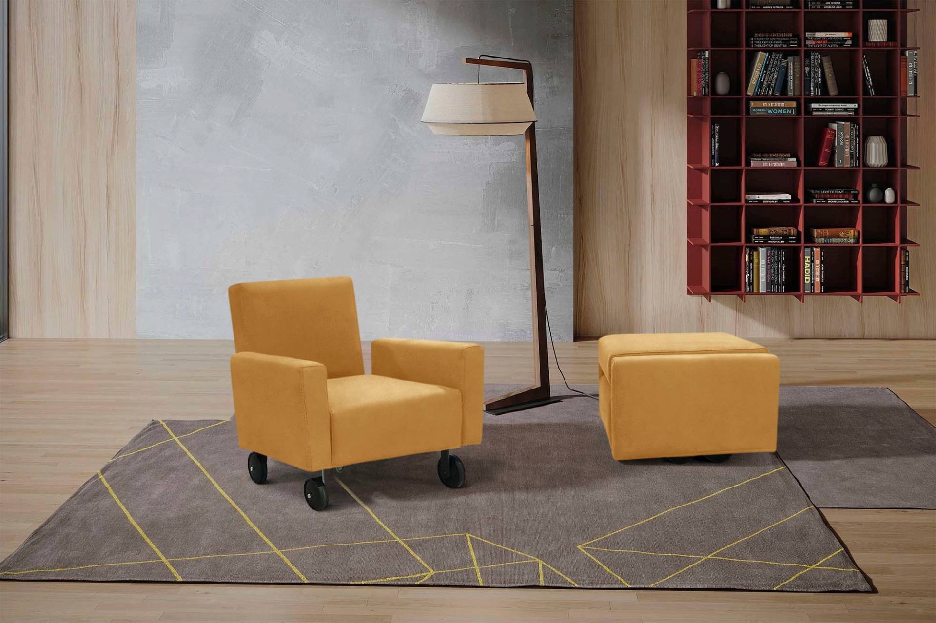 Egoitaliano Sessel »QQ, Funktionssessel zum Hocker zusammenklappbar,«, inkl. Rollen, in vielen Farbe und hochwertigem Microfaserbezug Egoitaliano Sessel »QQ, Funktionssessel zum Hocker zusammenklappbar,«, inkl. Rollen, in vielen Farbe und hochwertigem Microfaserbezug von Egoitaliano