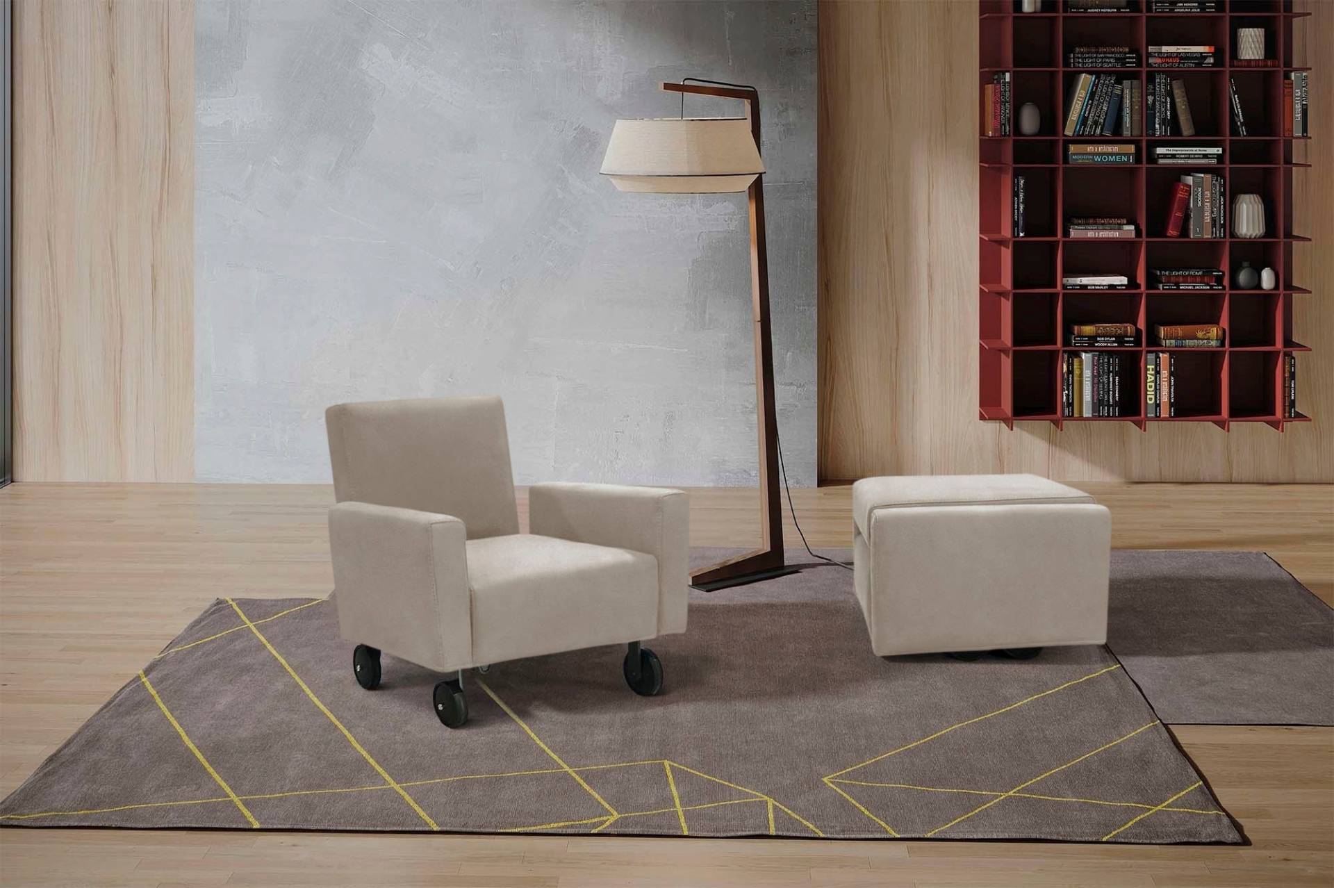 Egoitaliano Sessel »QQ, Funktionssessel zum Hocker zusammenklappbar,«, inkl. Rollen, in vielen Farbe und hochwertigem Microfaserbezug Egoitaliano Sessel »QQ, Funktionssessel zum Hocker zusammenklappbar,«, inkl. Rollen, in vielen Farbe und hochwertigem Microfaserbezug von Egoitaliano