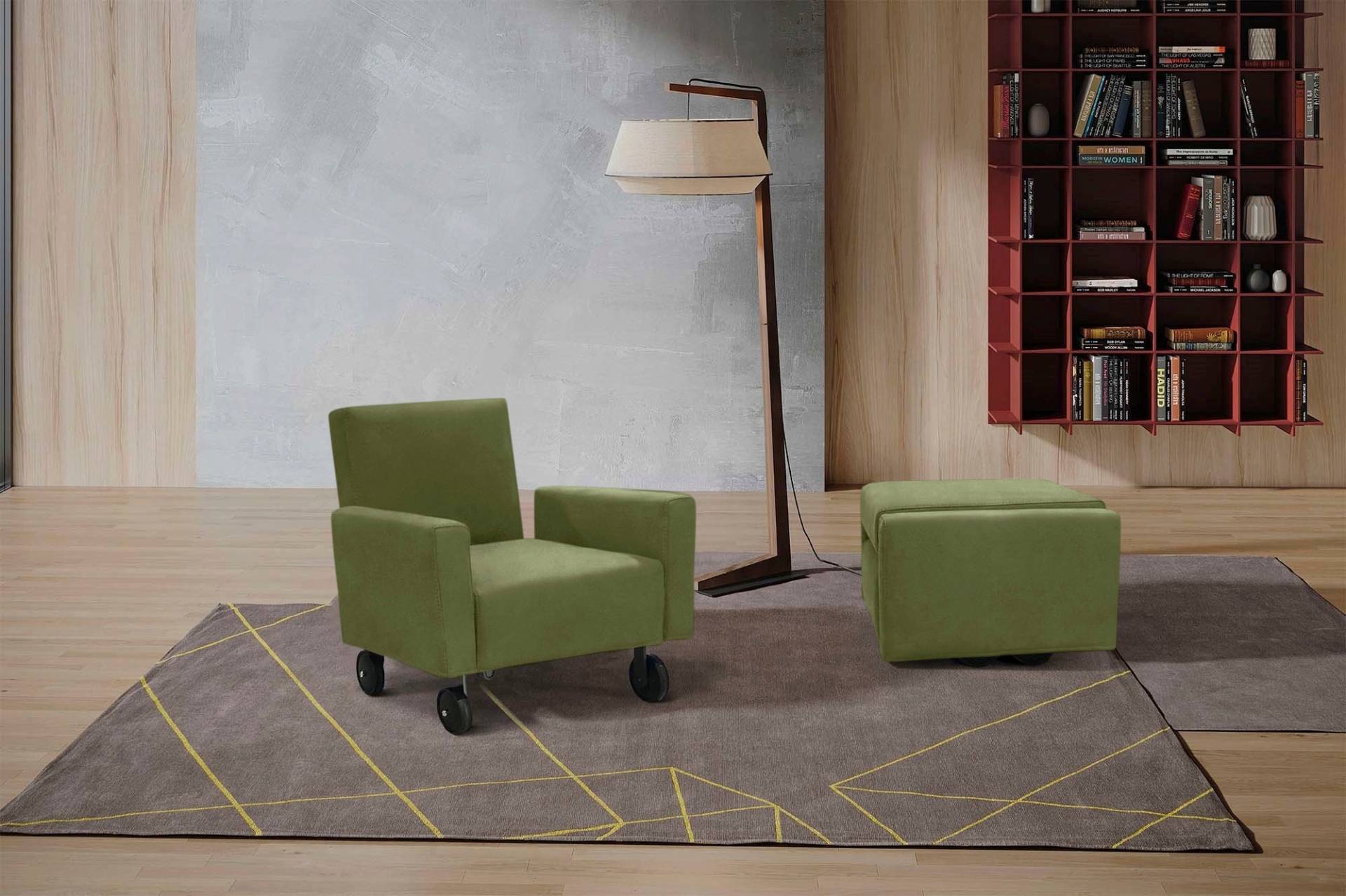 Egoitaliano Sessel »QQ, Funktionssessel zum Hocker zusammenklappbar,«, inkl. Rollen, in vielen Farbe und hochwertigem Microfaserbezug Egoitaliano Sessel »QQ, Funktionssessel zum Hocker zusammenklappbar,«, inkl. Rollen, in vielen Farbe und hochwertigem Microfaserbezug von Egoitaliano