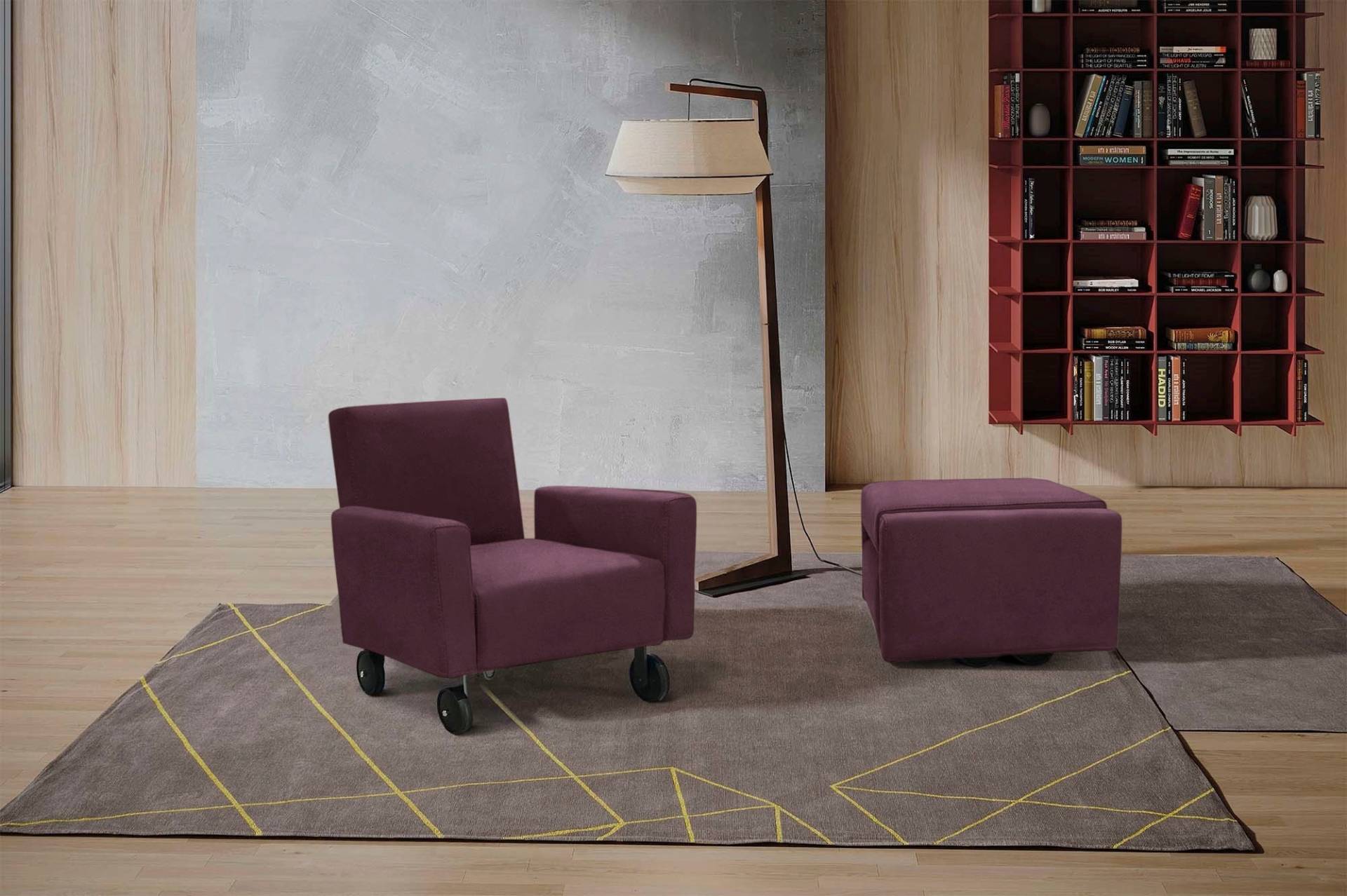 Egoitaliano Sessel »QQ, Funktionssessel zum Hocker zusammenklappbar,«, inkl. Rollen, in vielen Farbe und hochwertigem Microfaserbezug Egoitaliano Sessel »QQ, Funktionssessel zum Hocker zusammenklappbar,«, inkl. Rollen, in vielen Farbe und hochwertigem Microfaserbezug von Egoitaliano