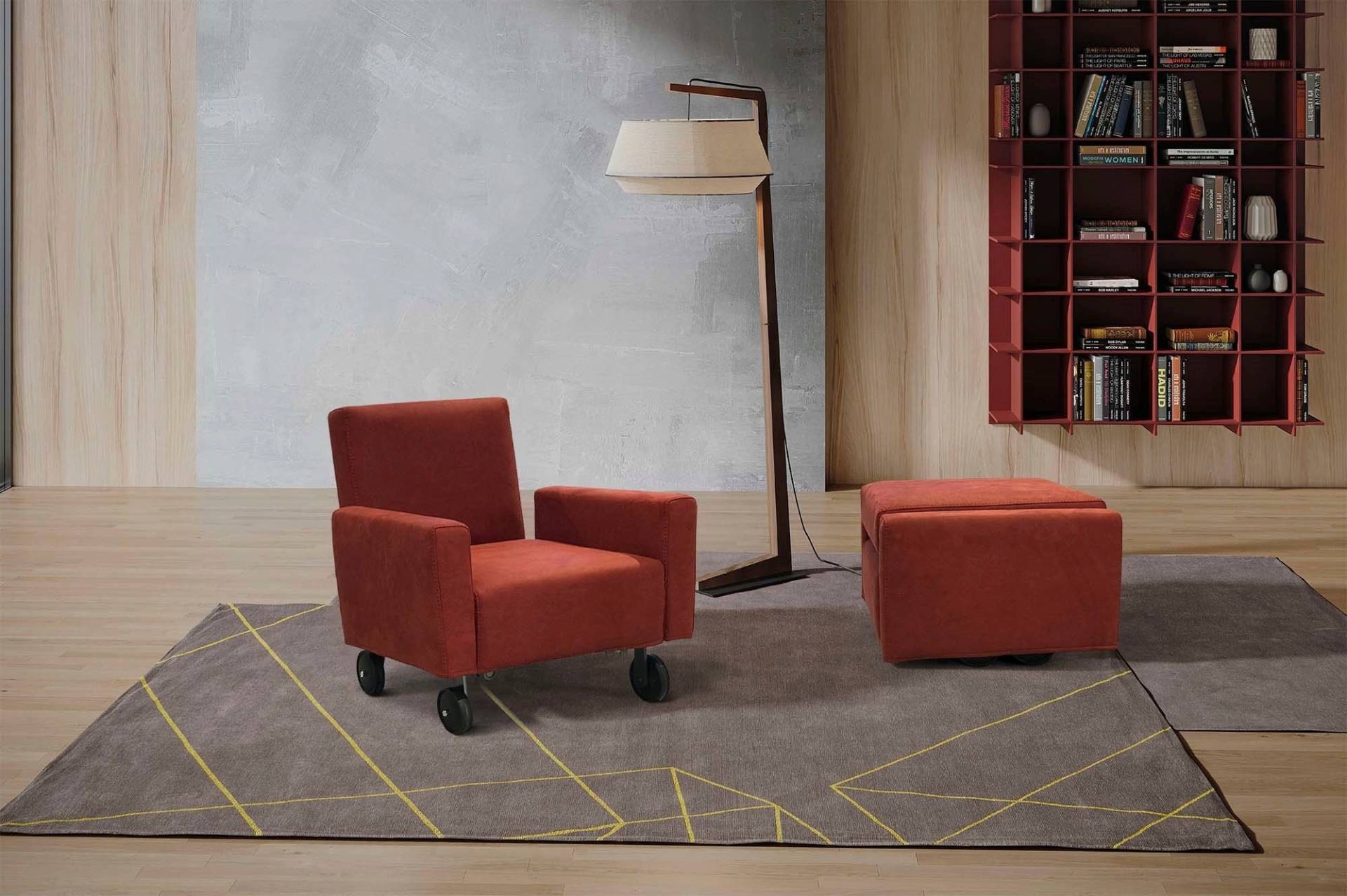 Egoitaliano Sessel »QQ, Funktionssessel zum Hocker zusammenklappbar,«, inkl. Rollen, in vielen Farbe und hochwertigem Microfaserbezug Egoitaliano Sessel »QQ, Funktionssessel zum Hocker zusammenklappbar,«, inkl. Rollen, in vielen Farbe und hochwertigem Microfaserbezug von Egoitaliano