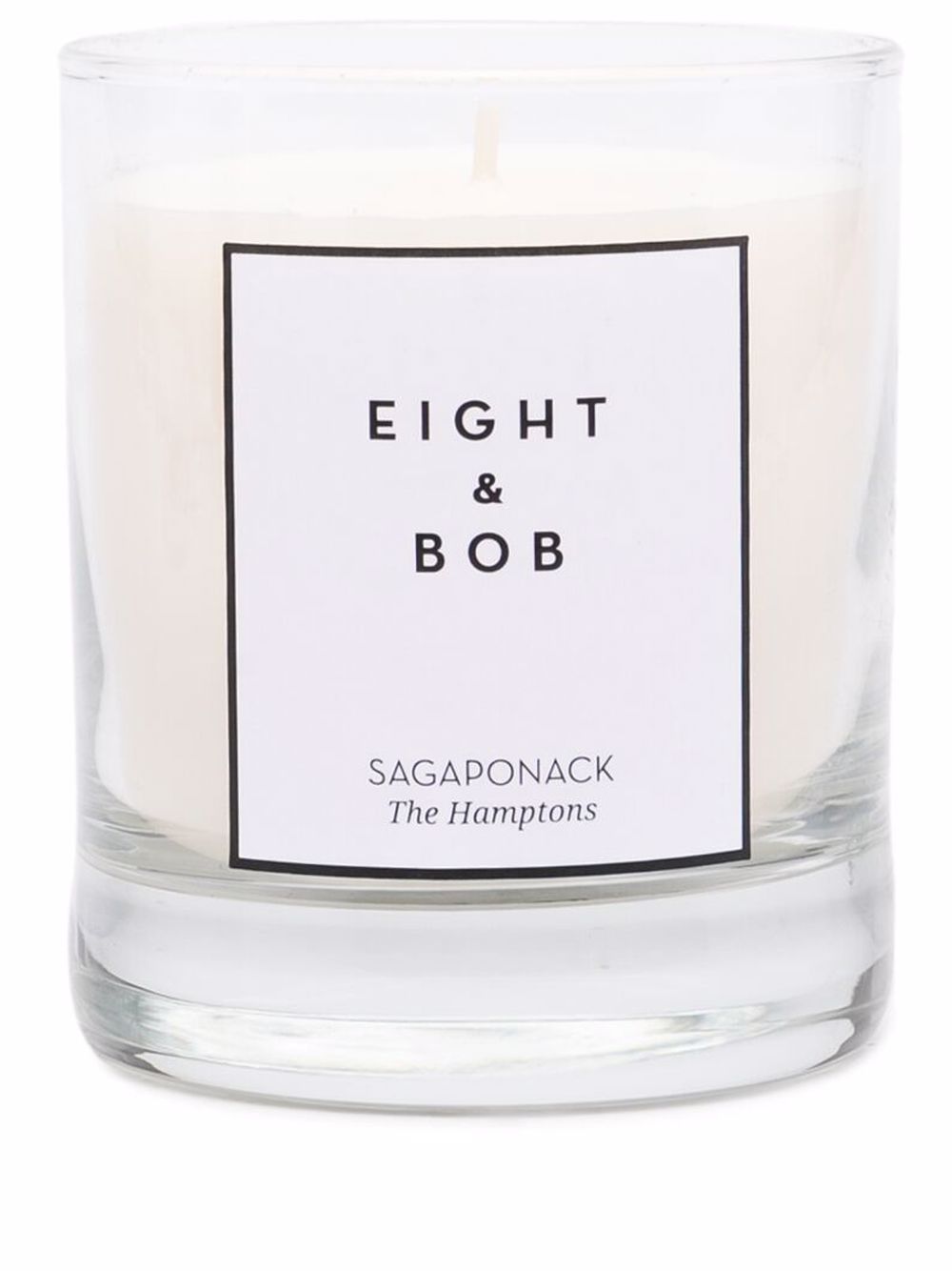 Eight & Bob Sagaponack wax candle - White von Eight & Bob