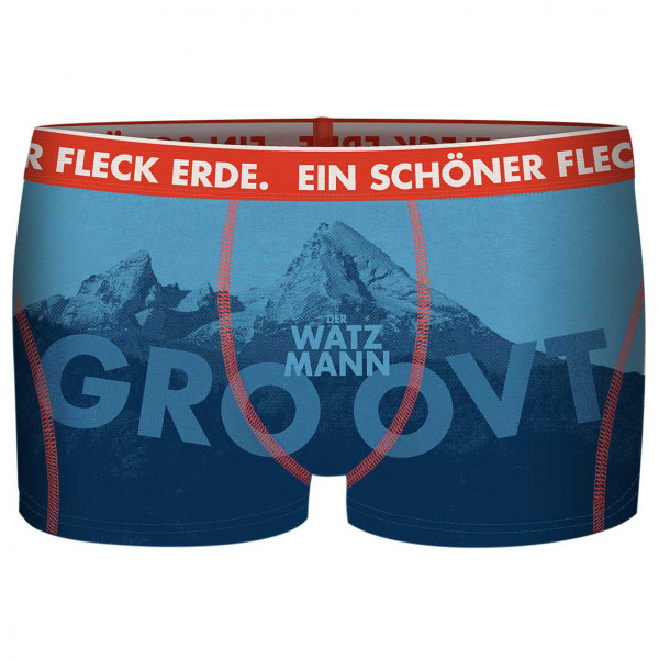 Ein schöner Fleck Erde - Der Watzmann Groovt - Unterhose Gr L;M;S;XL blau von Ein schöner Fleck Erde