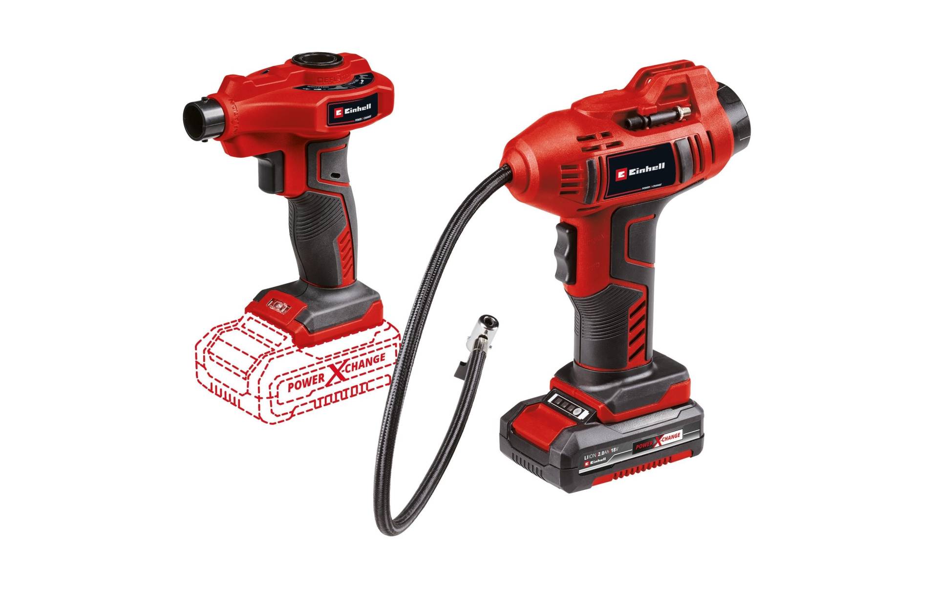 Einhell Akku-Handkompressor »CE-AP 18+CE-CC 18+2,0 Ah Kit« Einhell Akku-Handkompressor »CE-AP 18+CE-CC 18+2,0 Ah Kit« von Einhell