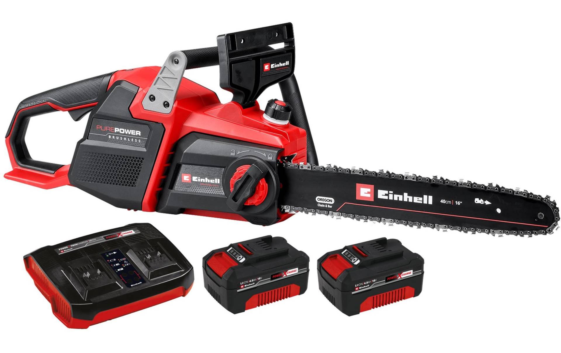 Einhell Akku-Kettensäge »GP-LC 36/40 Li BL 2 x 4.0Ah+Twinch Kit« von Einhell