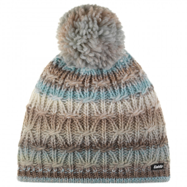 Eisbär - Anka Pompon - Mütze Gr One Size blau;bunt;grau;rosa;rot;schwarz von Eisbär