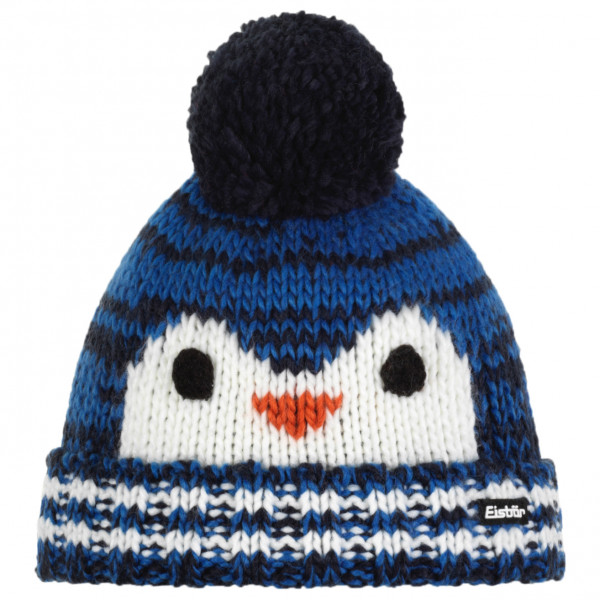 Eisbär - Kid's Rico Pompon - Mütze Gr 53 cm blau von Eisbär