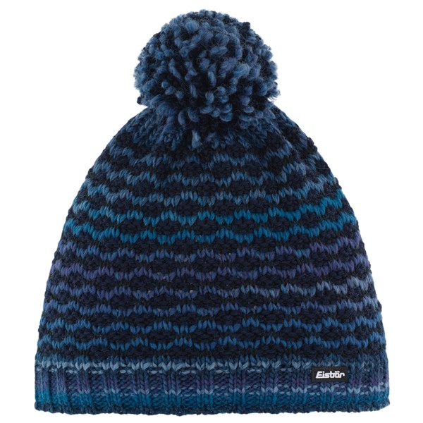 Eisbär - Kid's Stravo Pompon - Mütze Gr One Size blau;lila von Eisbär