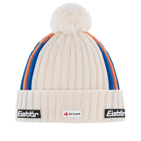 Eisbär - Leizel Pompon RL Ska - Mütze Gr One Size beige;schwarz von Eisbär