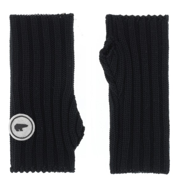 Eisbär - Lien Mittens - Pulswärmer Gr One Size schwarz von Eisbär