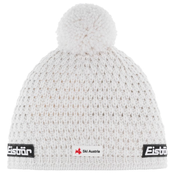 Eisbär - Trail Pompon Ska - Mütze Gr One Size grau/weiß von Eisbär