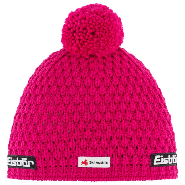 Eisbär - Trail Pompon Ska - Mütze Gr One Size rosa von Eisbär