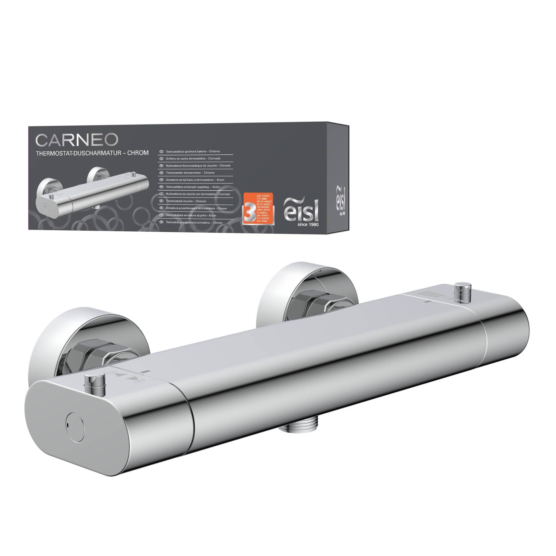 Eisl Brausethermostat »Carneo«, mit Thermostat, Mischbatterie Dusche, Duschthermostat in Chrom von Eisl