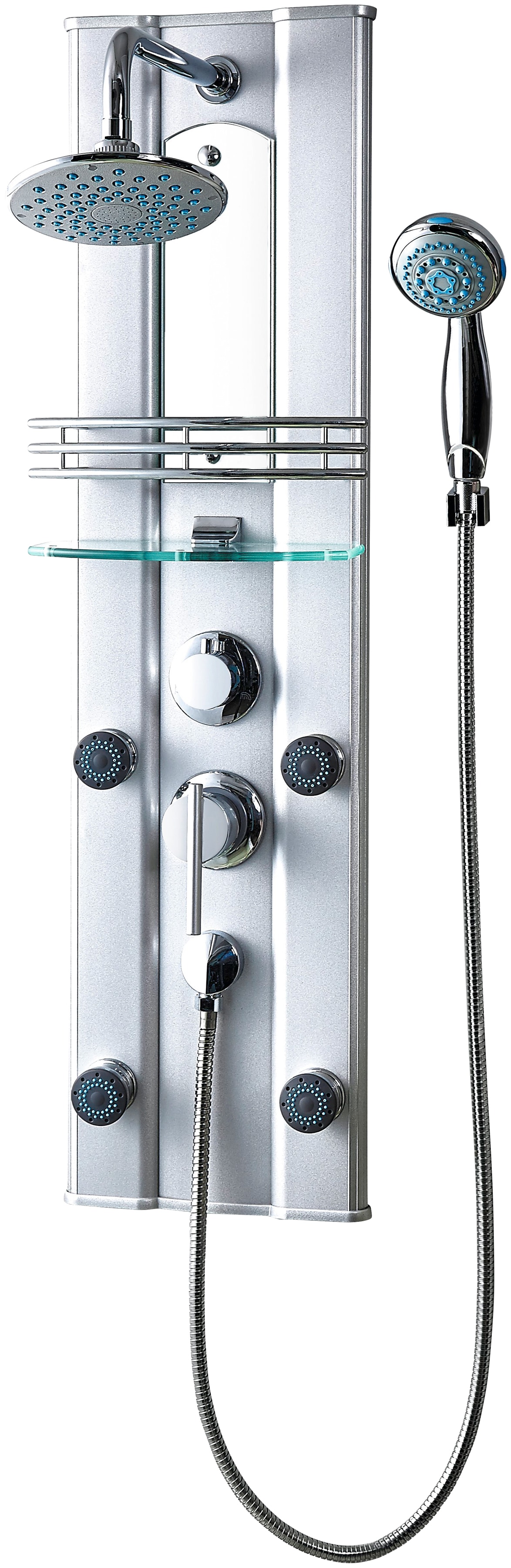 Eisl Duschsäule »FEELING«, inkl. Wasserspardichtung, Duschset mit Regendusche und Handbrause von Eisl