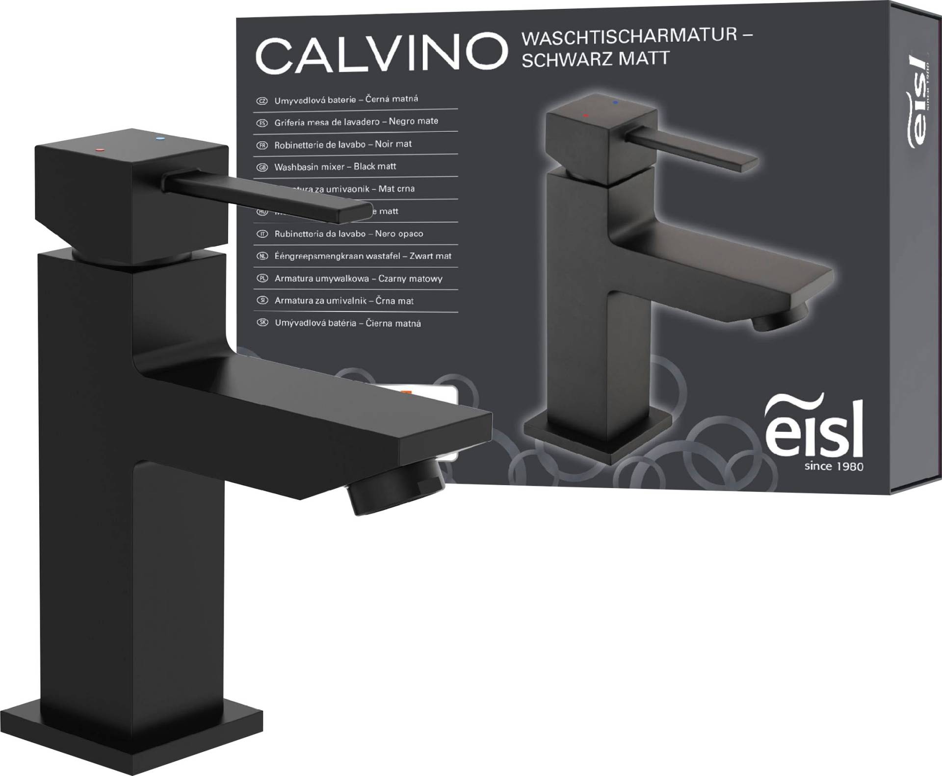 Eisl Waschtischarmatur »CALVINO«, geräuscharme Kartusche, Marken-Mischdüse, inkl. Zugstange Eisl Waschtischarmatur »CALVINO«, geräuscharme Kartusche, Marken-Mischdüse, inkl. Zugstange von Eisl