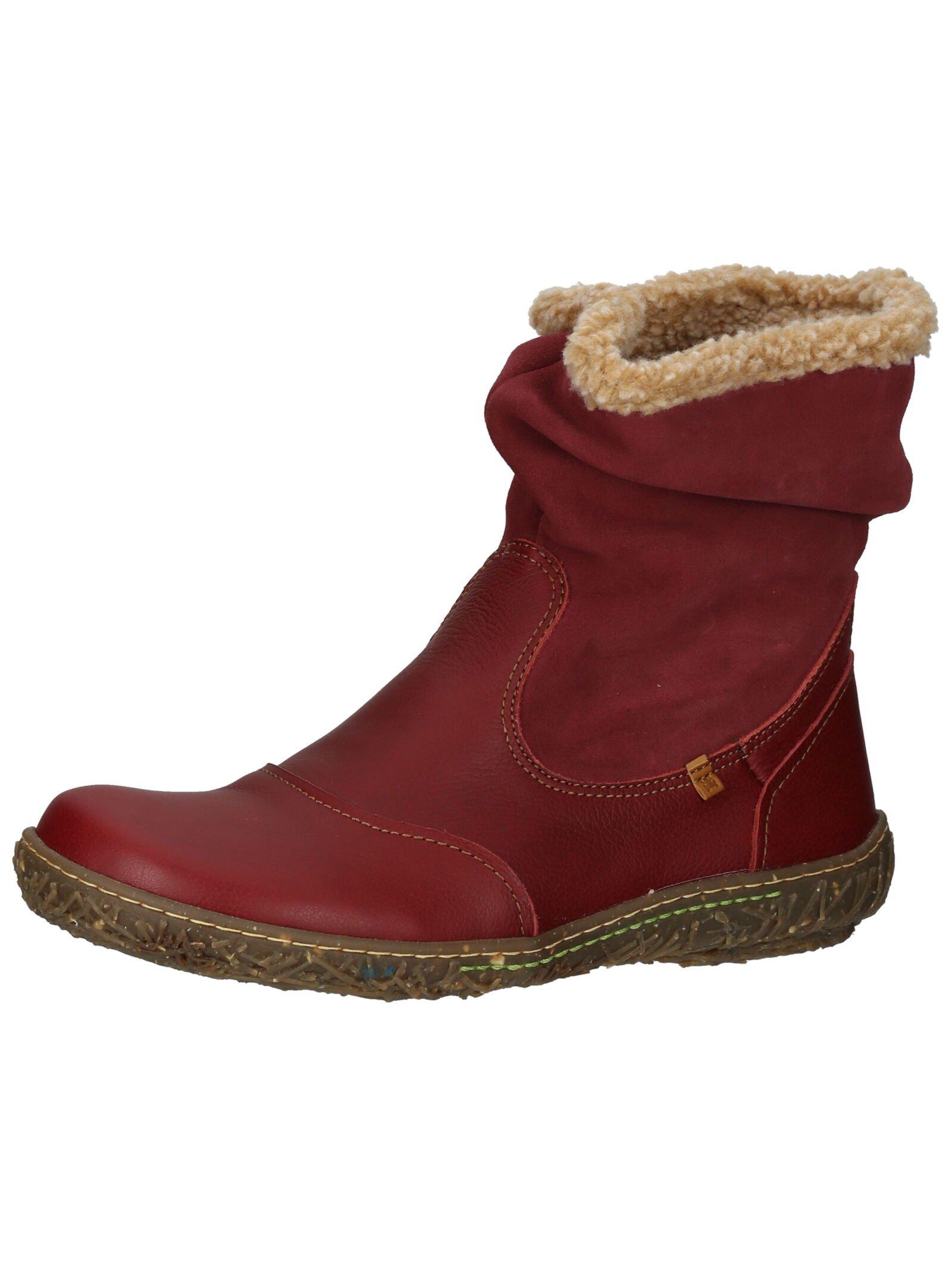 Stiefelette Damen Rot Bunt 36 von El Naturalista