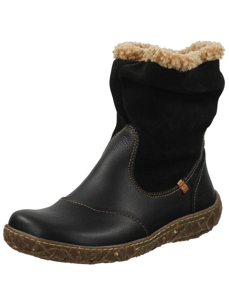 Stiefelette N758 Natural Grain-lux S. Black/ Nido Black Damen Schwarz 36 von El Naturalista