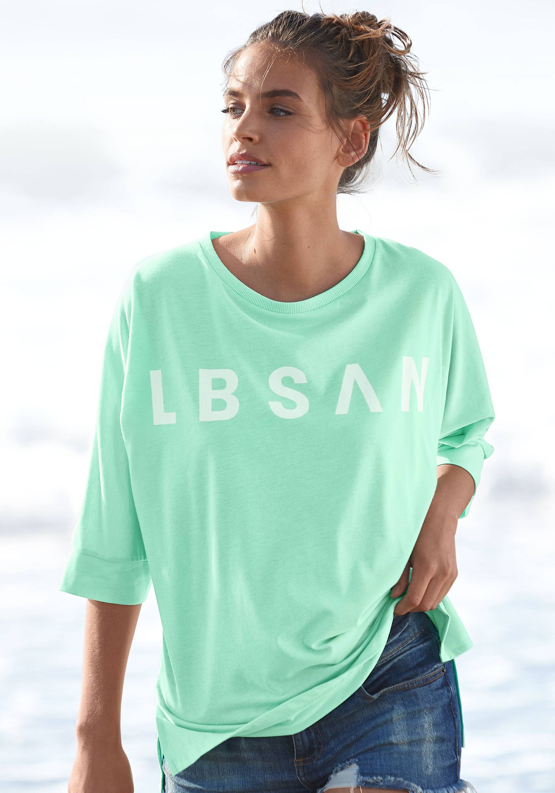 Elbsand 3/4-Arm-Shirt »Iduna«, aus Baumwoll-Mix, lockere Passform, sportlich-casual Elbsand 3/4-Arm-Shirt »Iduna«, aus Baumwoll-Mix, lockere Passform, sportlich-casual von Elbsand