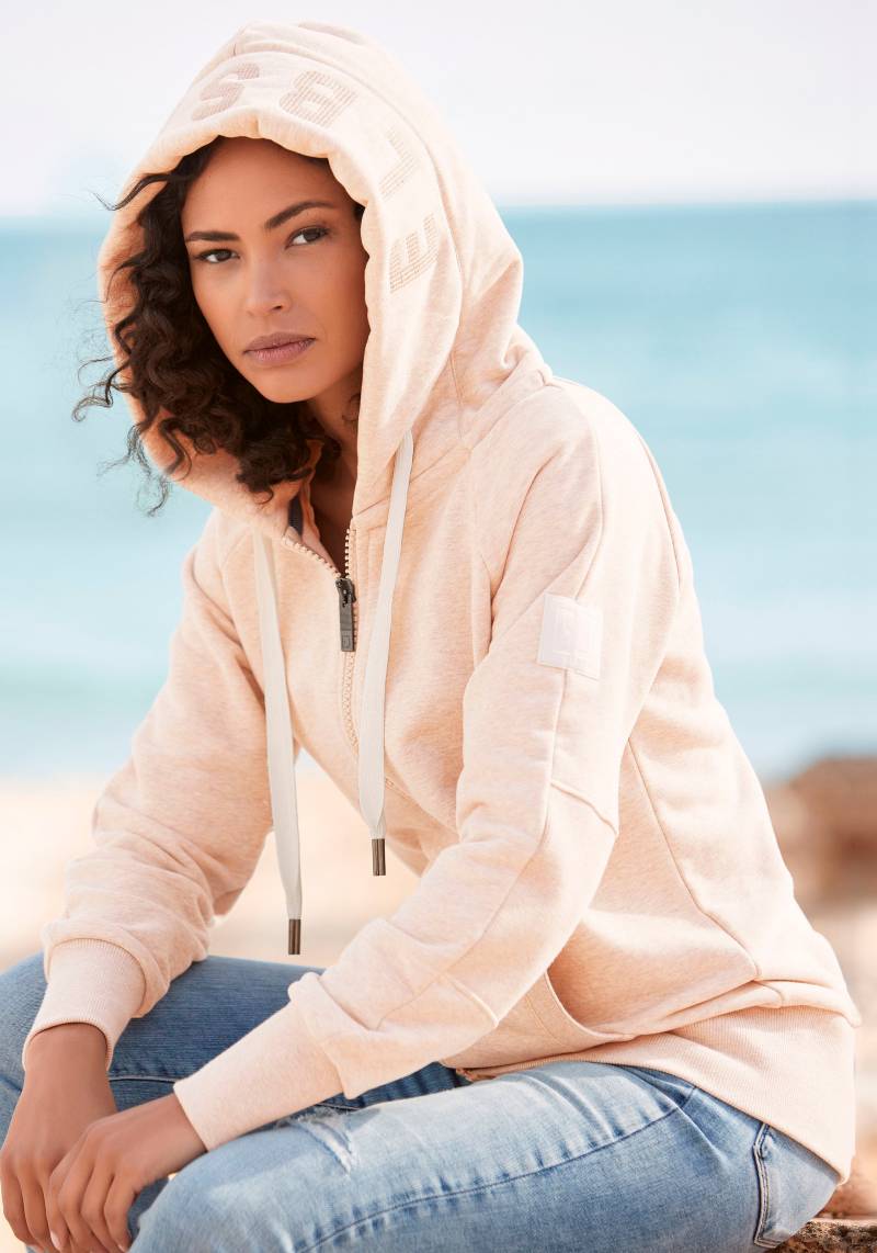 Elbsand Kapuzensweatjacke »Kelina«, mit Logostickerei auf der Kapuze von Elbsand