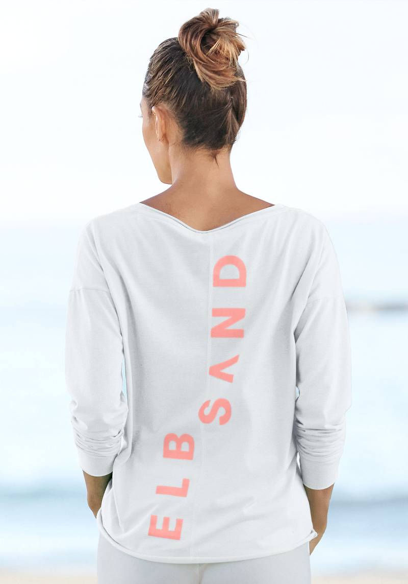 Elbsand Langarmshirt »Raina«, mit Logoprint hinten, Longsleeve aus Baumwoll-Mix von Elbsand