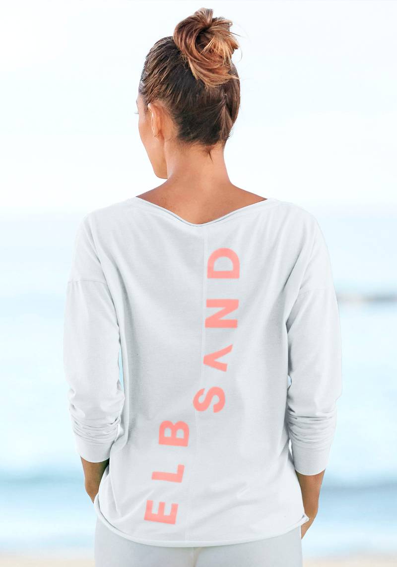 Elbsand Langarmshirt »Raina«, mit Logoprint hinten, Longsleeve aus Baumwoll-Mix von Elbsand