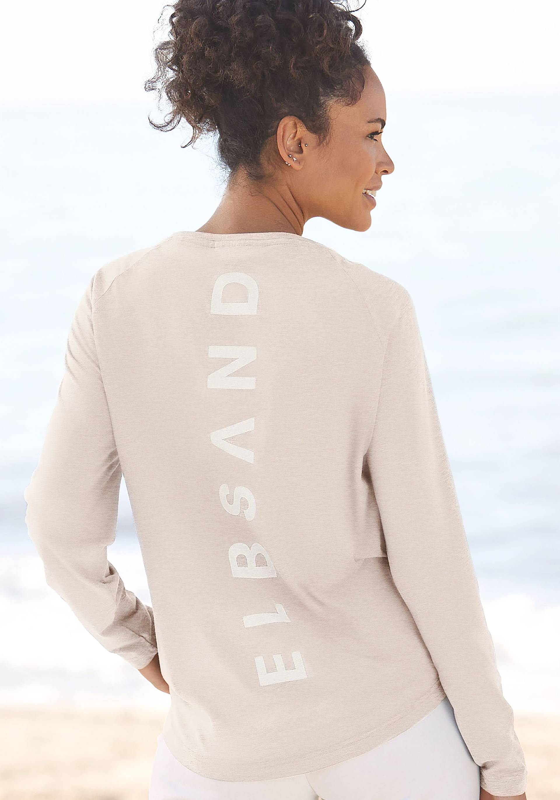 Elbsand Longsleeve »Tira«, mit Logodruck hinten, Langarmshirt, sportlich-casual von Elbsand