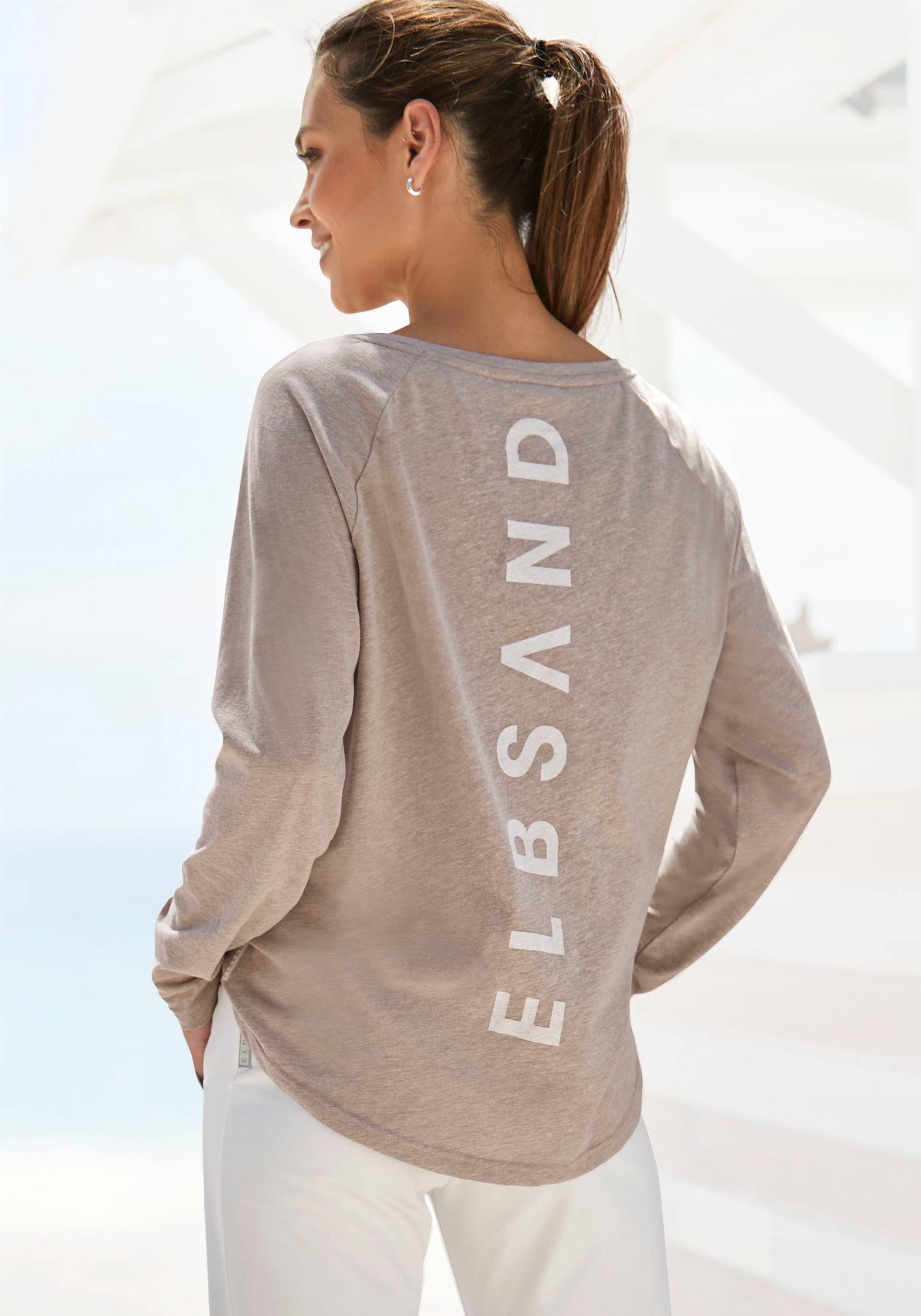 Elbsand Longsleeve »Tira«, mit Logodruck hinten, Langarmshirt, sportlich-casual von Elbsand