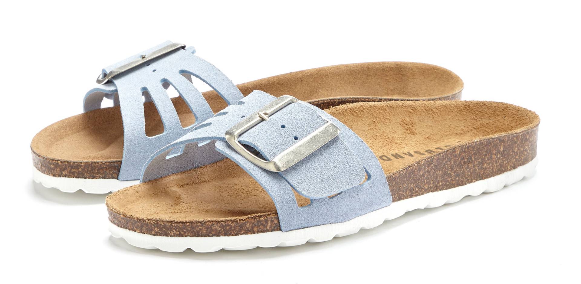 Elbsand Pantolette, Mule, Sandale, offener Schuh, hochwertiges Leder, weiches Korkfussbett Elbsand Pantolette, Mule, Sandale, offener Schuh, hochwertiges Leder, weiches Korkfussbett von Elbsand