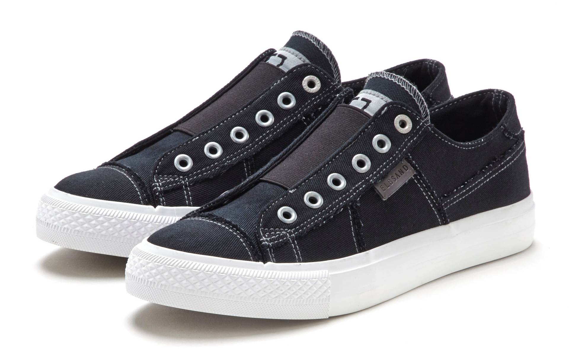 Elbsand Slip-On Sneaker, aus Textil, bequemer Elastik Einsatz, Halbschuh, Slipper,Freizeitschuh Elbsand Slip-On Sneaker, aus Textil, bequemer Elastik Einsatz, Halbschuh, Slipper,Freizeitschuh von Elbsand