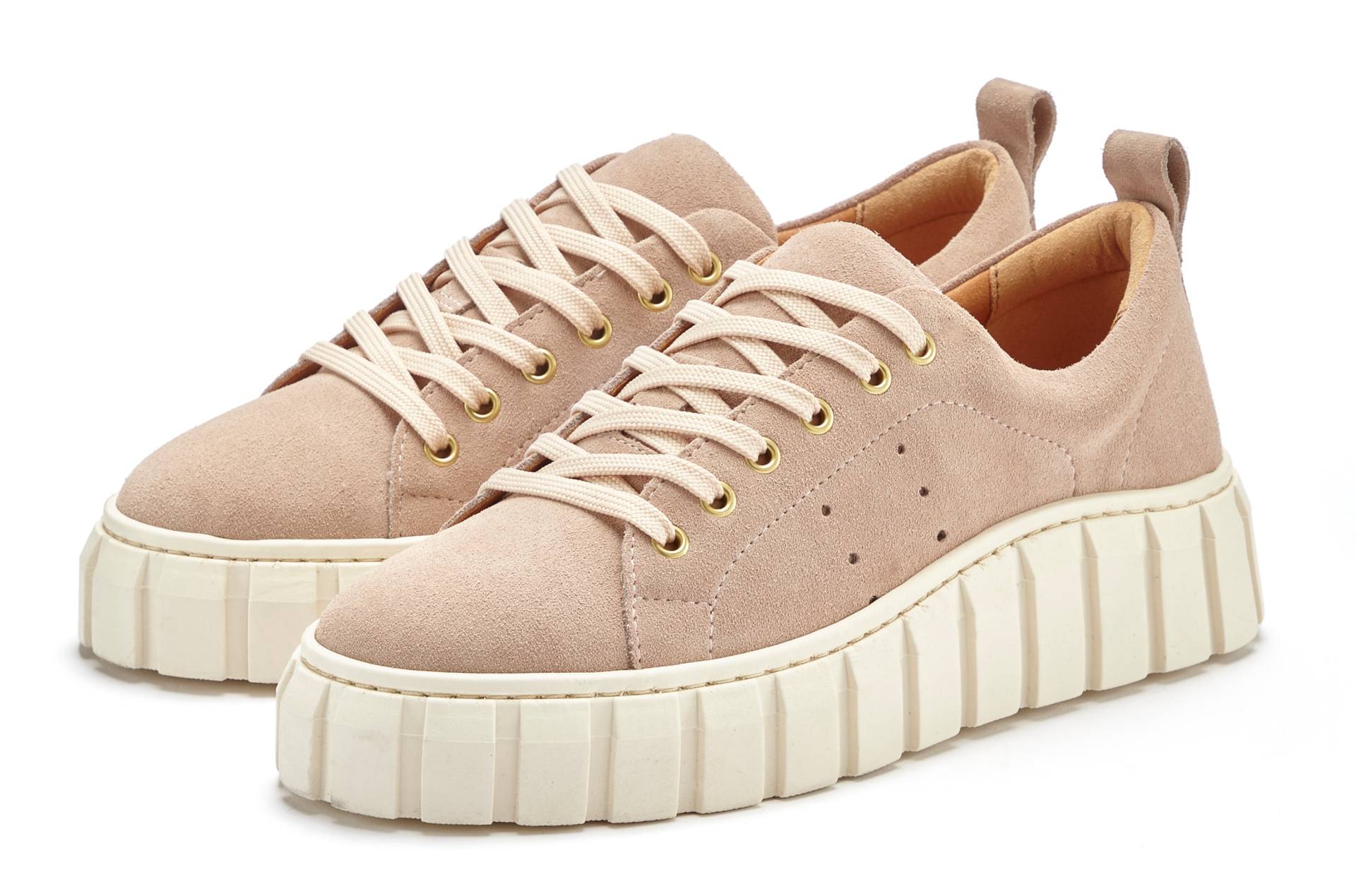 Elbsand Sneaker, Freizeitschuh, Schnürhalbschuh, Halbschuh aus Leder mit Plateausohle Elbsand Sneaker, Freizeitschuh, Schnürhalbschuh, Halbschuh aus Leder mit Plateausohle von Elbsand