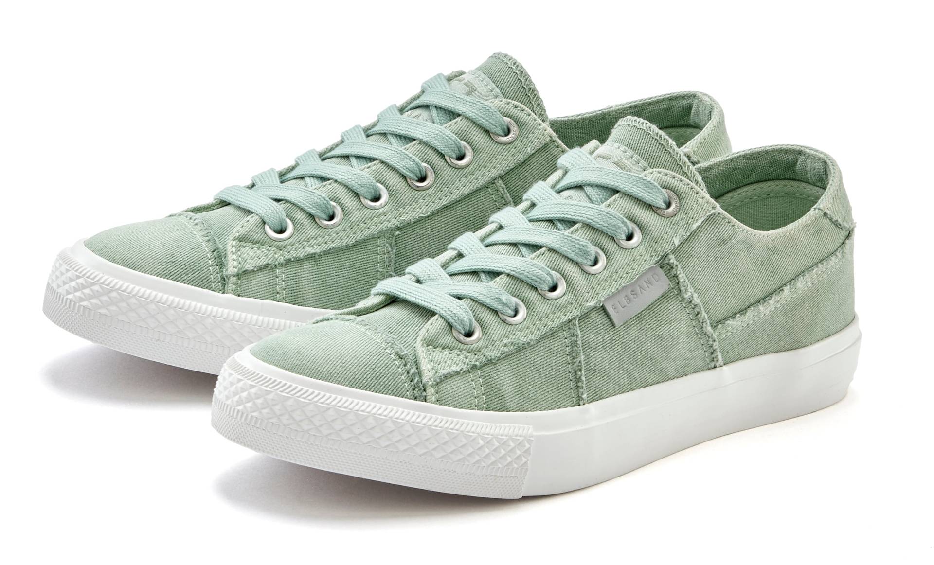 Elbsand Sneaker, Schnürhalbschuh, Freizeitschuh aus Textil, Used-Look VEGAN Elbsand Sneaker, Schnürhalbschuh, Freizeitschuh aus Textil, Used-Look VEGAN von Elbsand