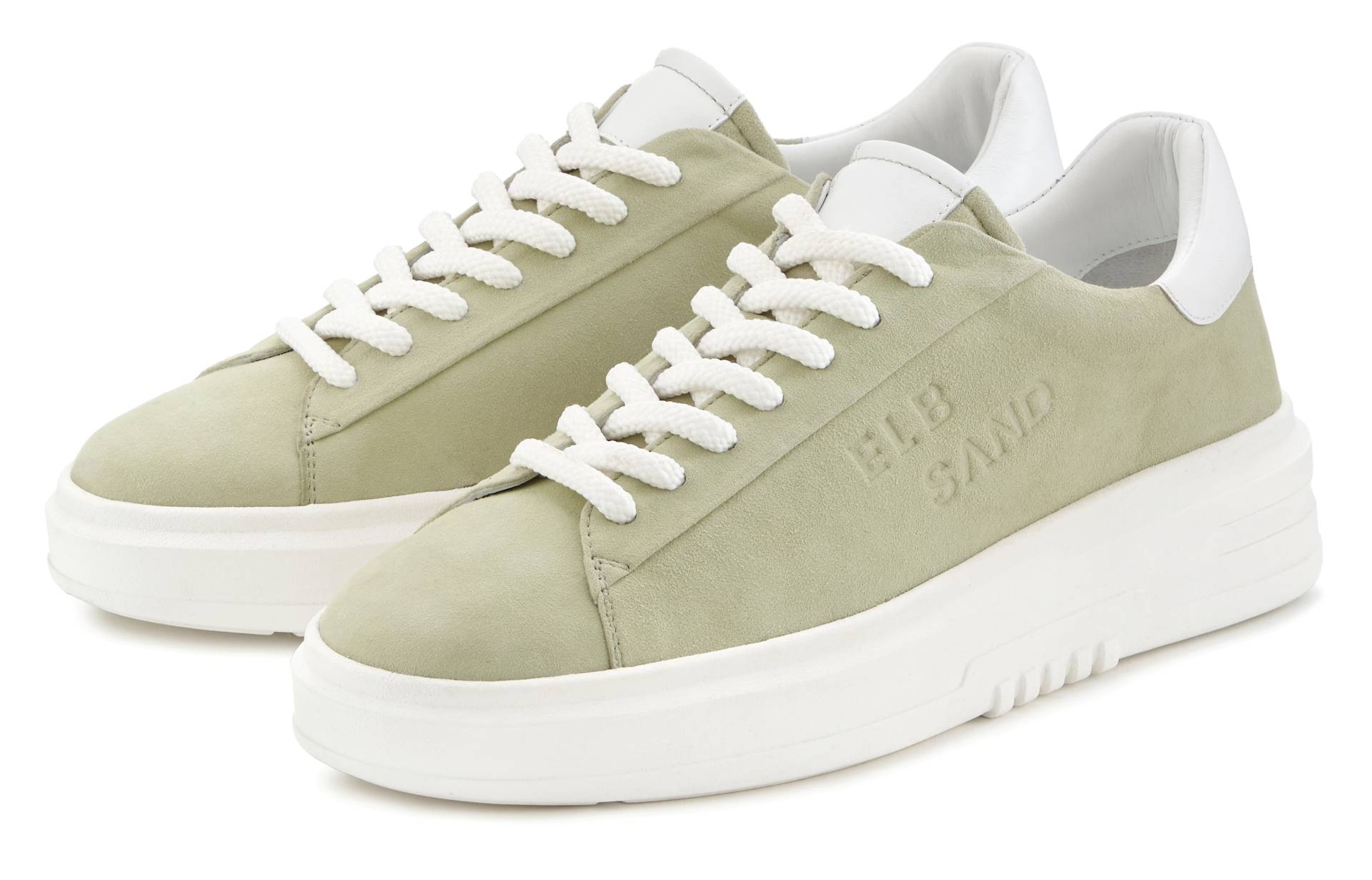 Elbsand Sneaker, Schnürhalbschuh,Freizeitschuh aus Leder mit modischer Plateausohle Elbsand Sneaker, Schnürhalbschuh,Freizeitschuh aus Leder mit modischer Plateausohle von Elbsand