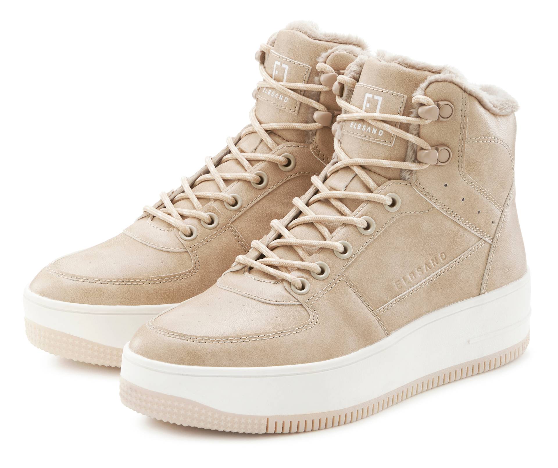 Elbsand Sneaker, mit kuscheligem Warmfutter, Freizeitschuh, Halbschuh, High Top Sneaker Elbsand Sneaker, mit kuscheligem Warmfutter, Freizeitschuh, Halbschuh, High Top Sneaker von Elbsand