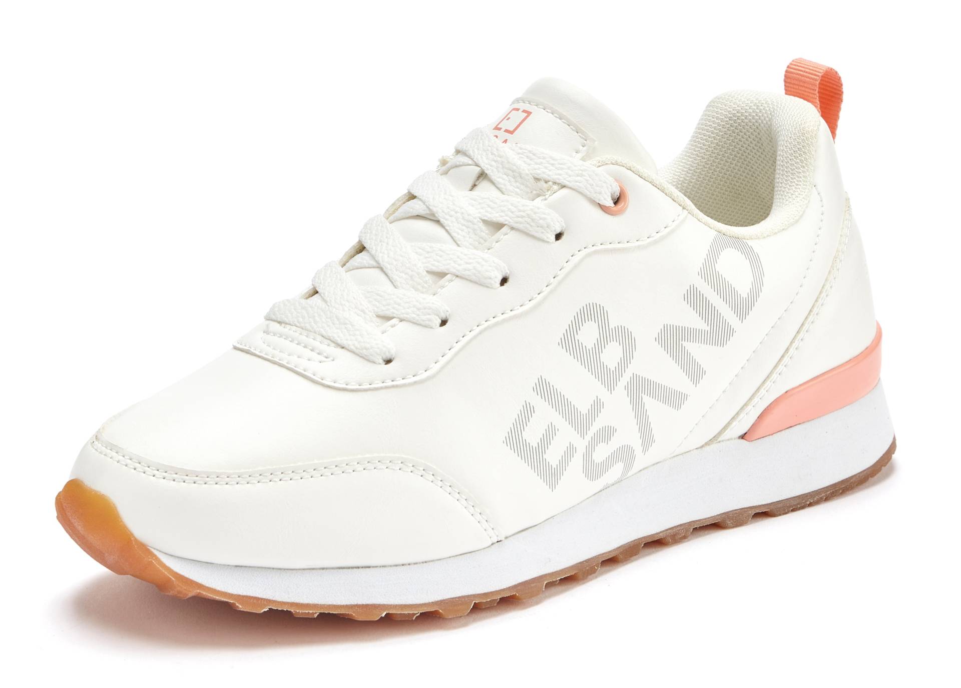 Elbsand Sneaker, Schnürhalbschuh, Freizeitschuh mit modischem Logo Print VEGAN von Elbsand