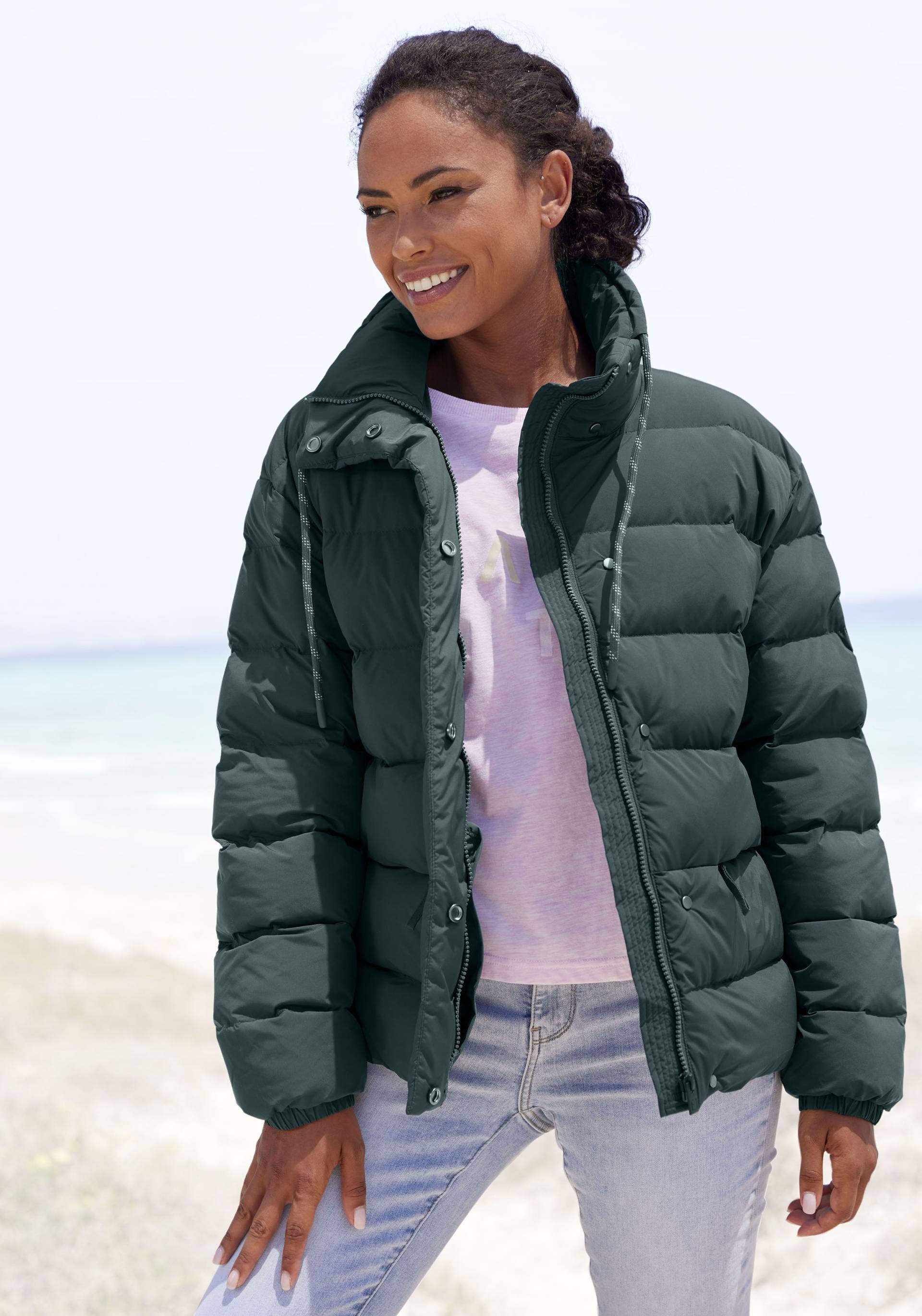 Elbsand Steppjacke, ohne Kapuze, mit hochschliessendem Kragen Elbsand Steppjacke, ohne Kapuze, mit hochschliessendem Kragen von Elbsand