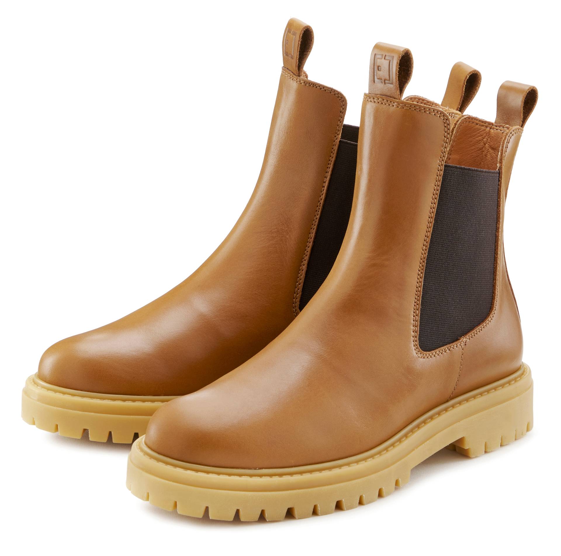 Elbsand Stiefelette, Chelseaboots, Schlupfstiefel, Bikerboots aus Leder Elbsand Stiefelette, Chelseaboots, Schlupfstiefel, Bikerboots aus Leder von Elbsand