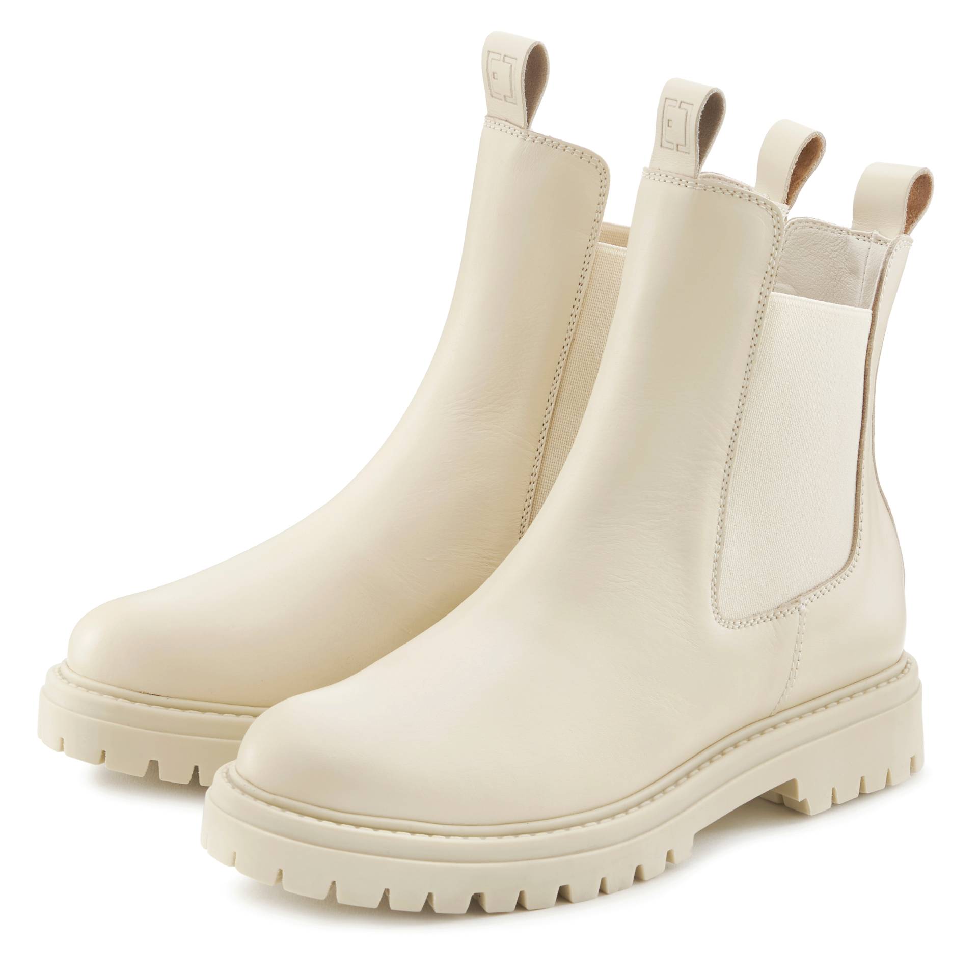 Elbsand Stiefelette, Chelseaboots, Schlupfstiefel, Bikerboots aus Leder Elbsand Stiefelette, Chelseaboots, Schlupfstiefel, Bikerboots aus Leder von Elbsand