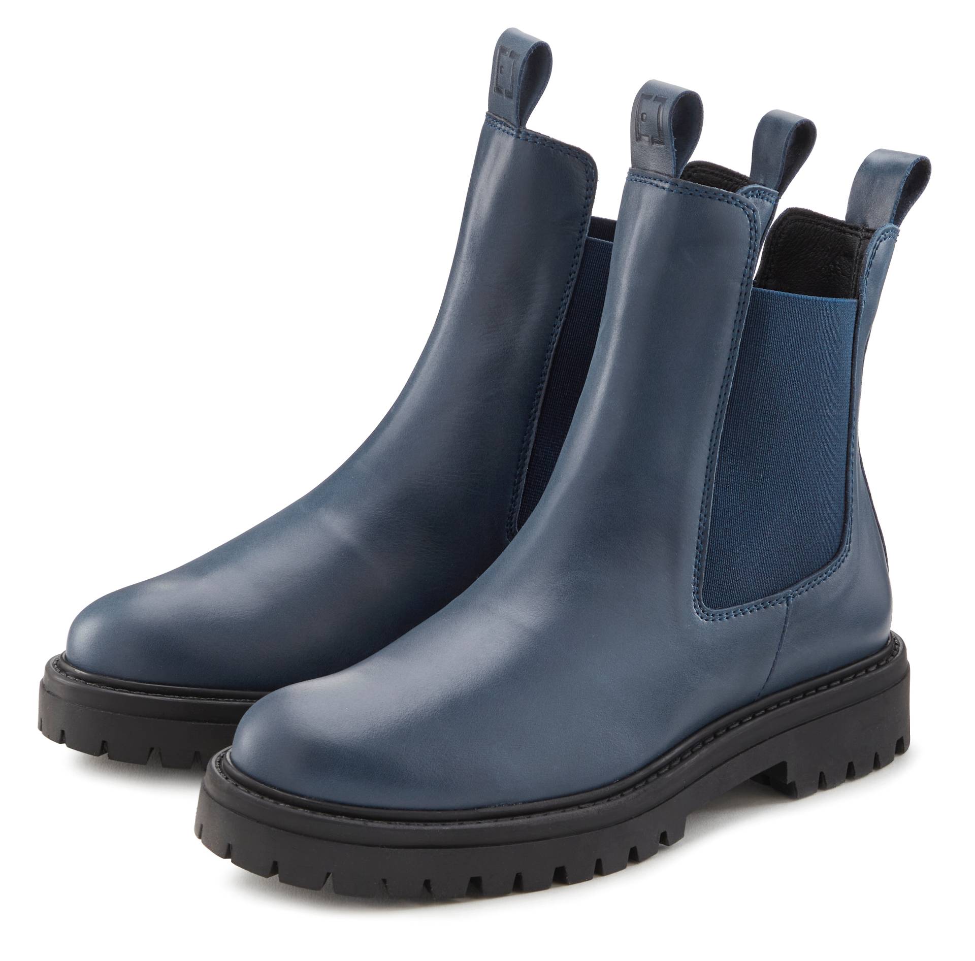 Elbsand Stiefelette, Chelseaboots, Schlupfstiefel, Bikerboots aus Leder Elbsand Stiefelette, Chelseaboots, Schlupfstiefel, Bikerboots aus Leder von Elbsand