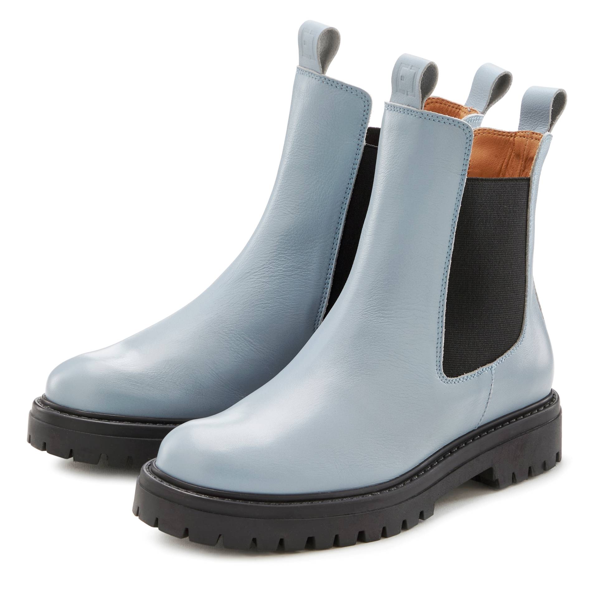 Elbsand Stiefelette, Chelseaboots, Schlupfstiefel, Bikerboots aus Leder Elbsand Stiefelette, Chelseaboots, Schlupfstiefel, Bikerboots aus Leder von Elbsand