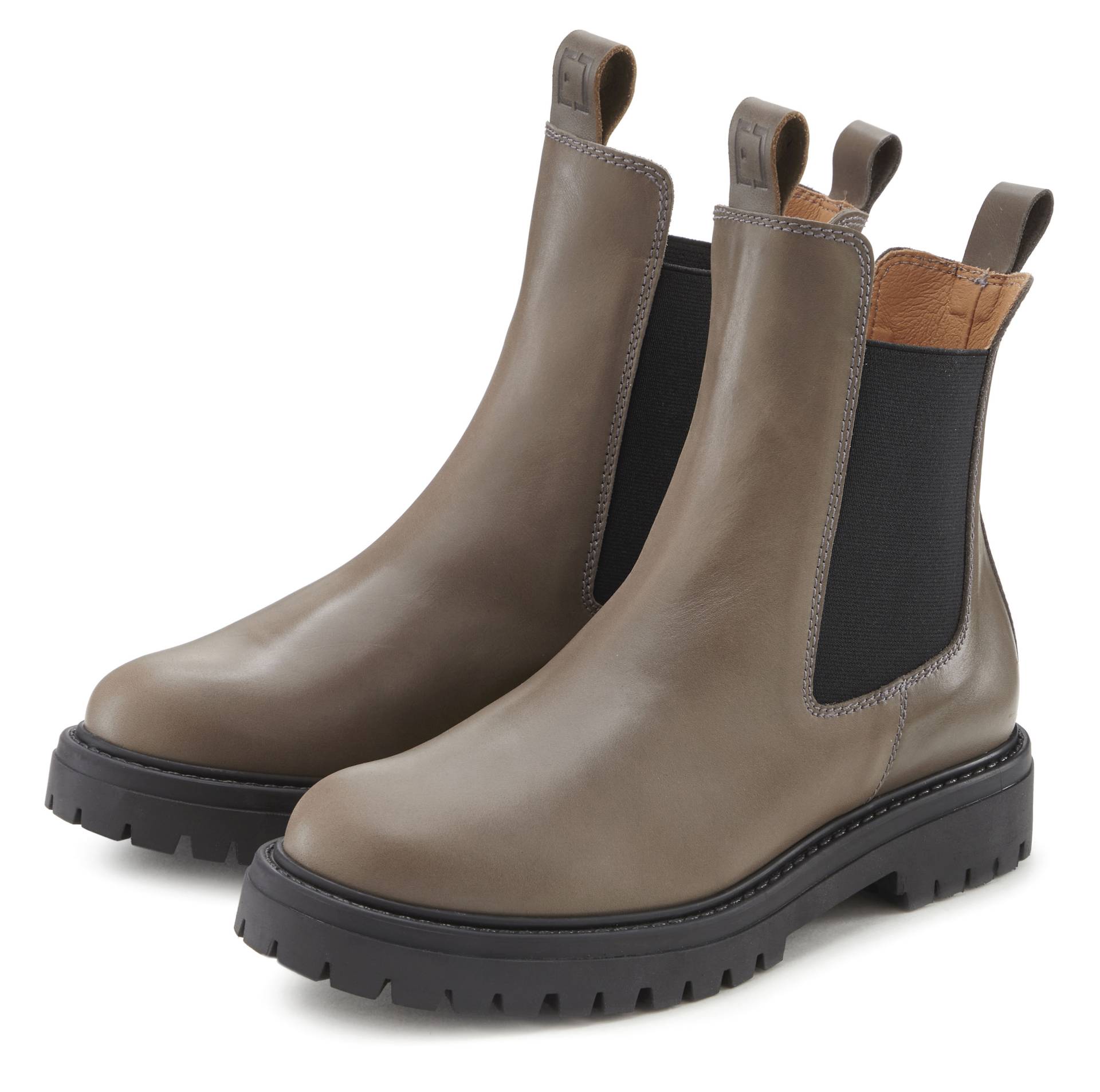 Elbsand Stiefelette, Chelseaboots, Schlupfstiefel, Bikerboots aus Leder Elbsand Stiefelette, Chelseaboots, Schlupfstiefel, Bikerboots aus Leder von Elbsand