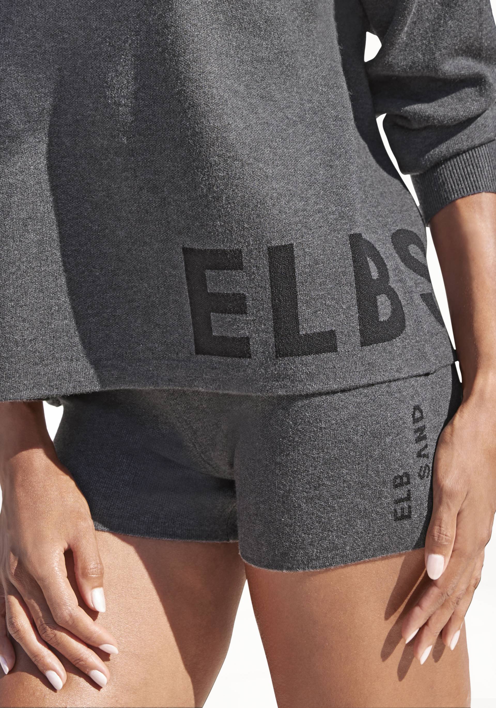 Elbsand Strickhose, aus hochwertigem Strick, mit Logostickerei, Loungewear Elbsand Strickhose, aus hochwertigem Strick, mit Logostickerei, Loungewear von Elbsand
