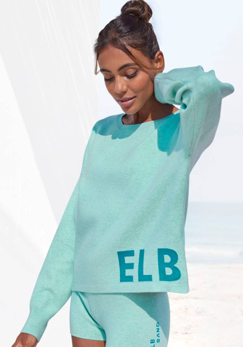 Elbsand Strickpullover, aus hochwertigem Strick mit eingestricktem Logo, Loungewear von Elbsand